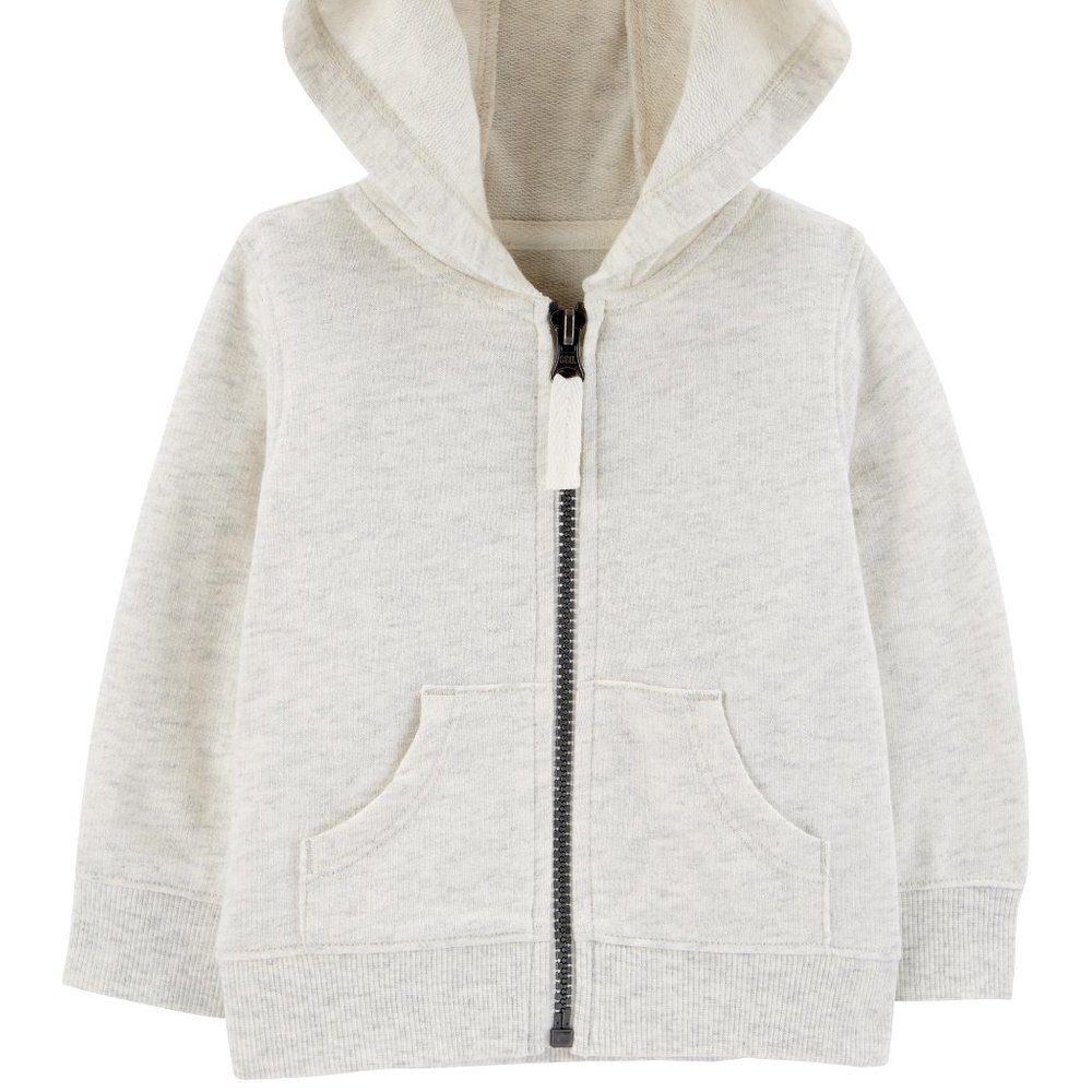 NEW Carter's Zip-Up French Terry Hoodie 3M